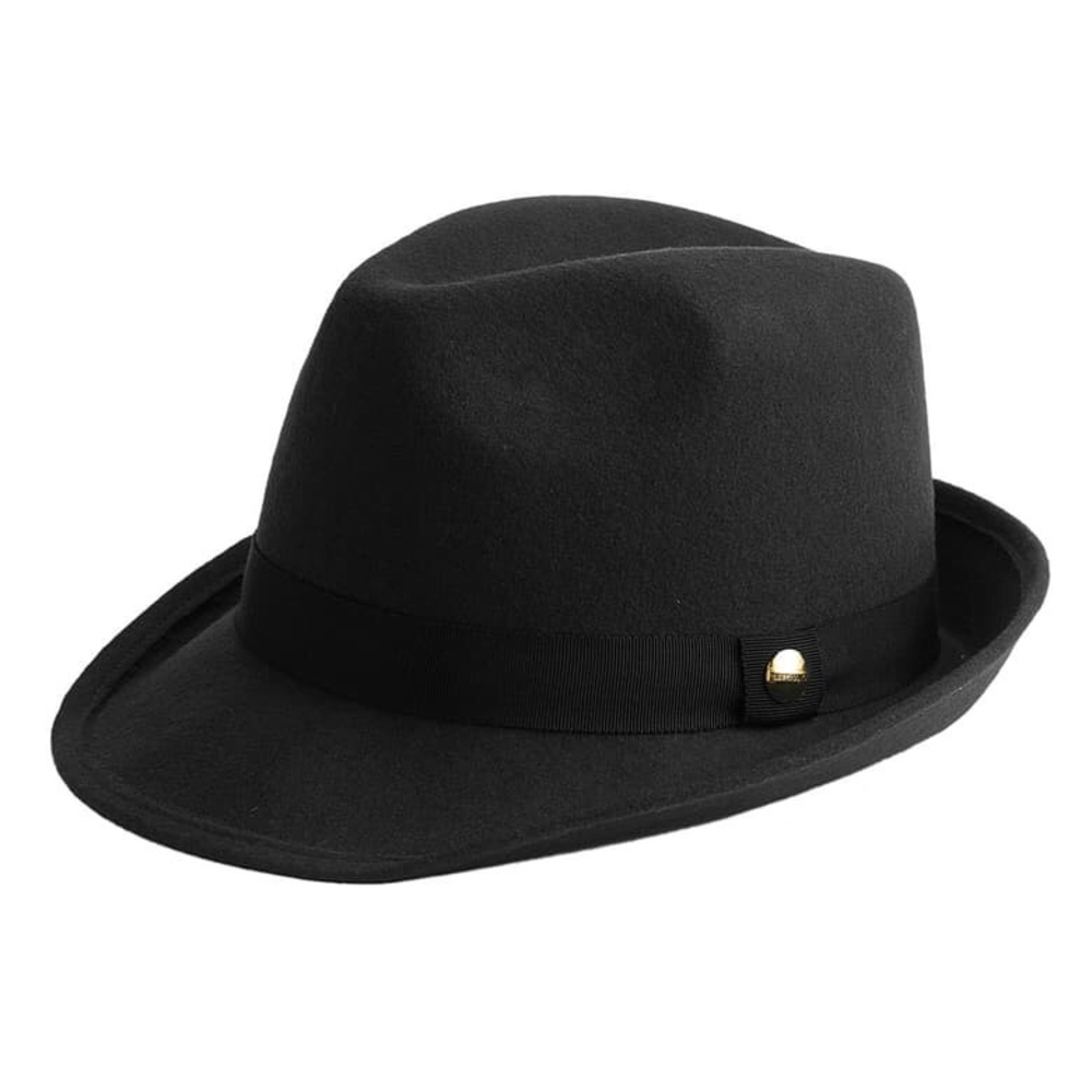 NWOT Juicy Couture Black Wool Fedora